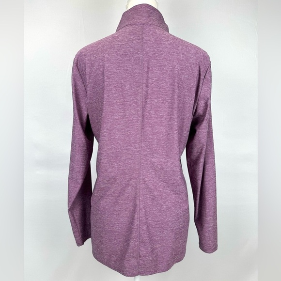 Eddie Bauer Performance 1/2 Zip Top Jacket Lightweight Purple Large Exercise - Picture 5 of 8
